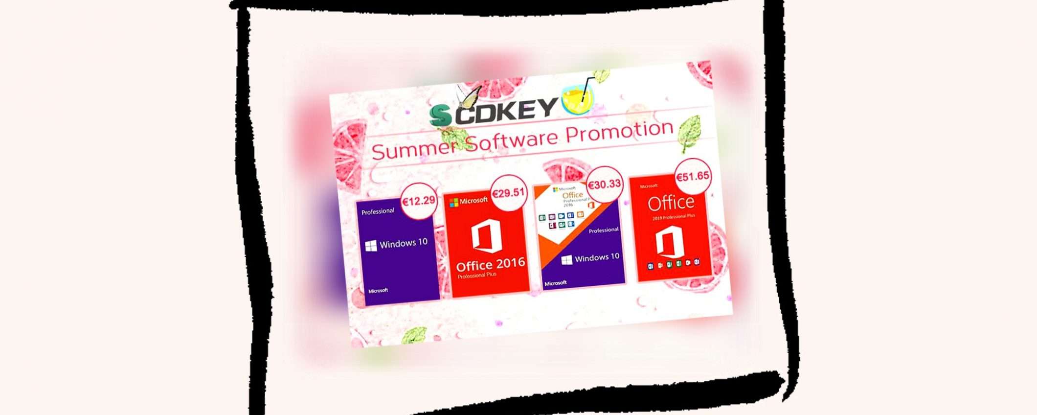 SCDKey Summer Sale: Windows 10 e Office per 29€