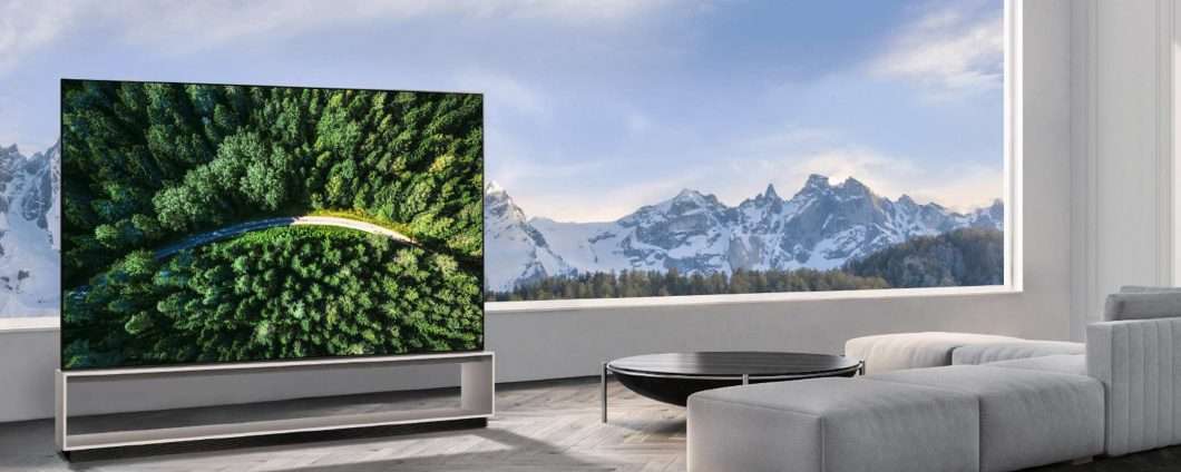 LG OLED 88Z9: la TV 8K costerà 30000 euro