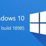 Windows 10 20H1 build 18985: le novità dell'update