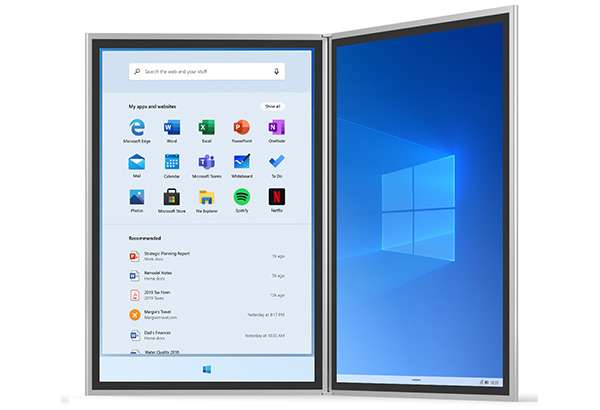 Il dual screen Microsoft Surface Neo con Windows 10X