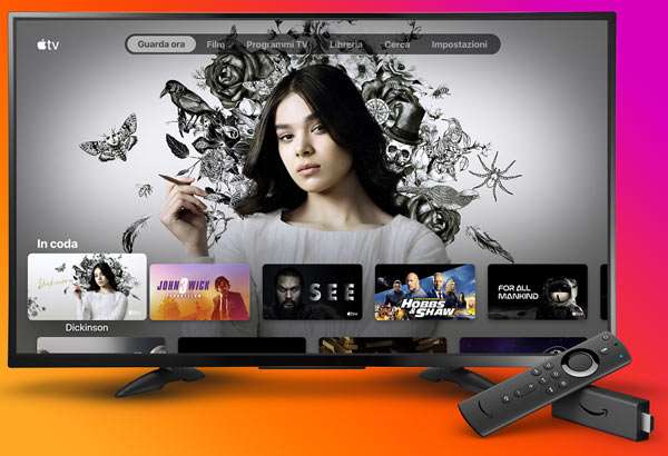 L'applicazione ufficiale di Apple TV sui dispositivi Amazon Fire TV