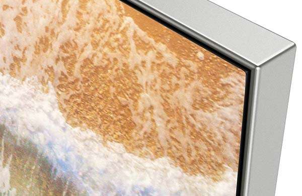 Un dettaglio del televisore Hisense H50U7BE da 50 pollici