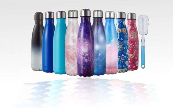 Bottiglie in acciaio: una scelta virtuosa