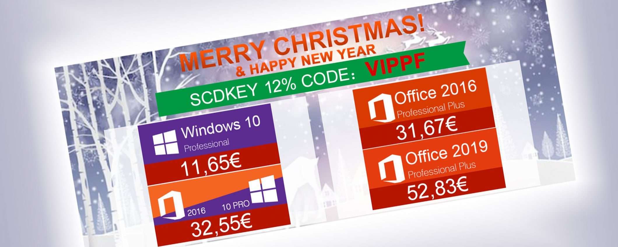 SCDkey Merry Xmas: Windows 10 Pro a soli 11,65€