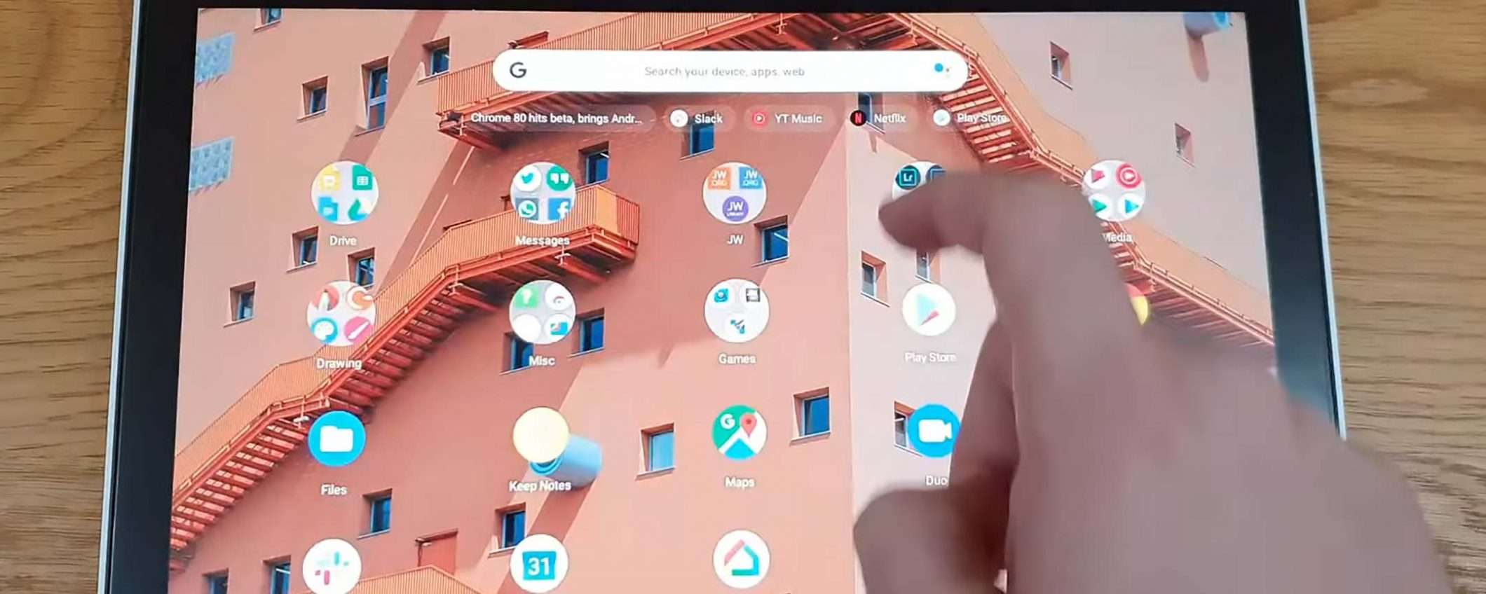 Chrome OS 80: nuove gesture per tablet e ibridi