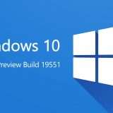 Windows 10 Insider Preview build 19551: solo bugfix