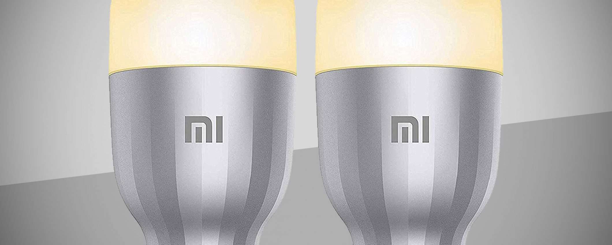 Le lampadine smart di Xiaomi in offerta su Amazon