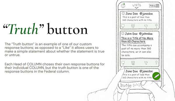 Il pulsante Truth di Column