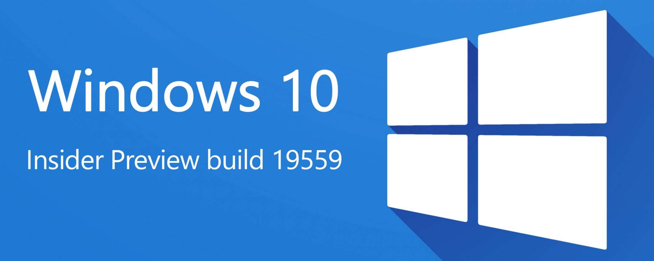 Windows 10 Insider Preview build 19559: solo bugfix