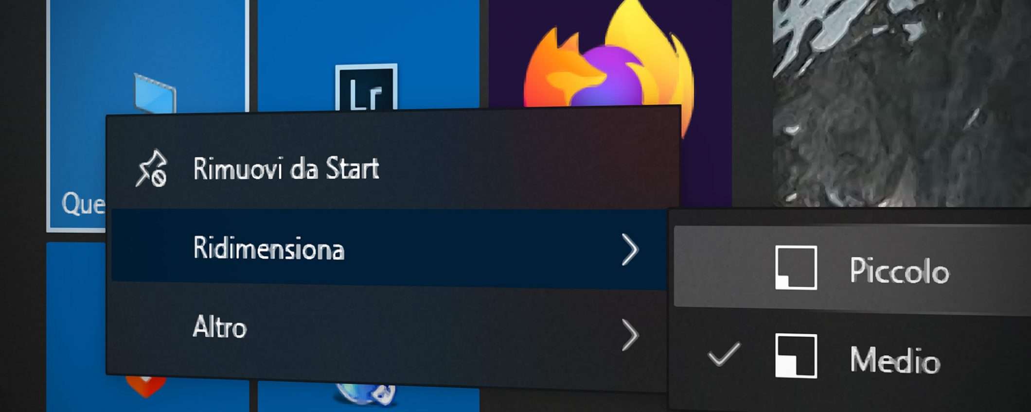 Windows 10: addio alle Live Tile nel menu Start?