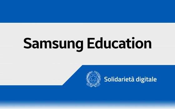 Solidarietà Digitale: Samsung Education e scuola