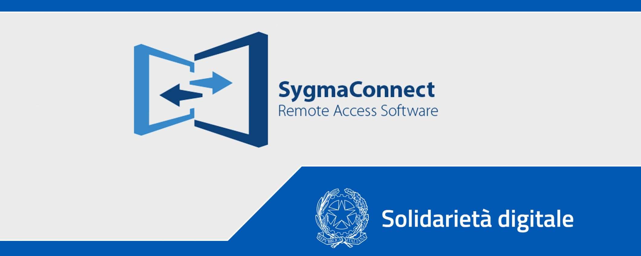 Solidarietà Digitale: c'è anche Sygma Connect