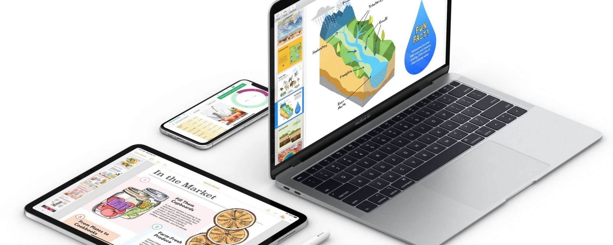 Apple aggiorna iWork per Mac, iOS e iPadOS