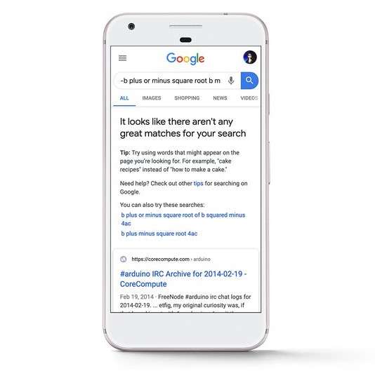 Google, suggerimenti durante la ricerca
