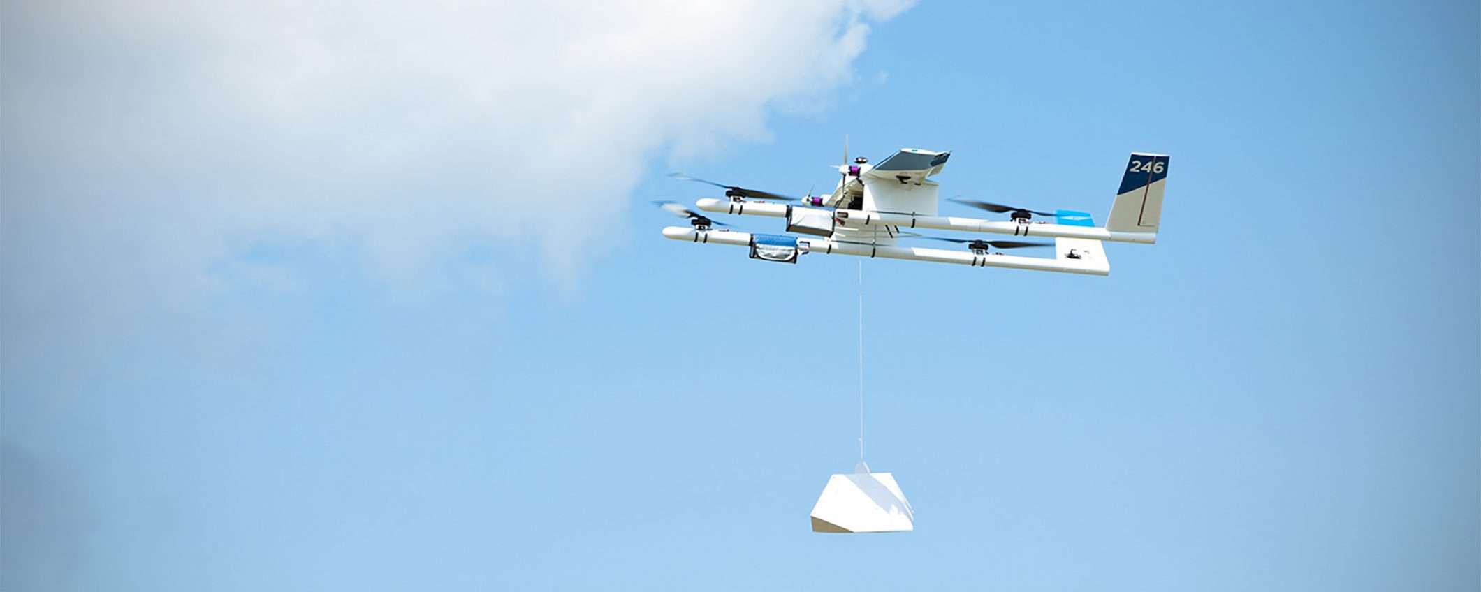 Pandemia coronavirus, il momento dei droni Wing