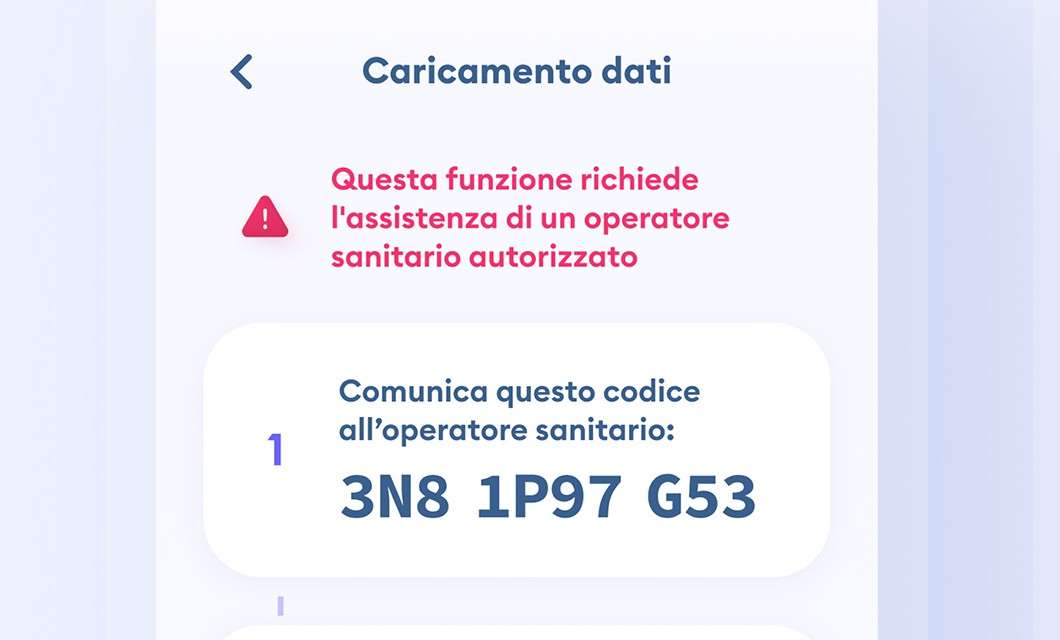 Immuni: l'interfaccia