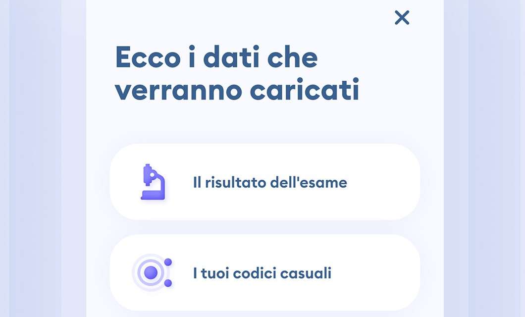 Immuni: l'interfaccia