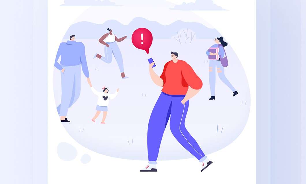 Immuni: l'interfaccia