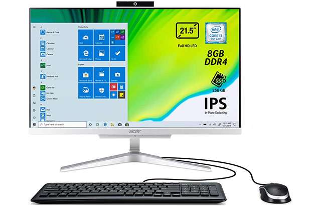 Il computer all-in-one Acer Aspire C22-865