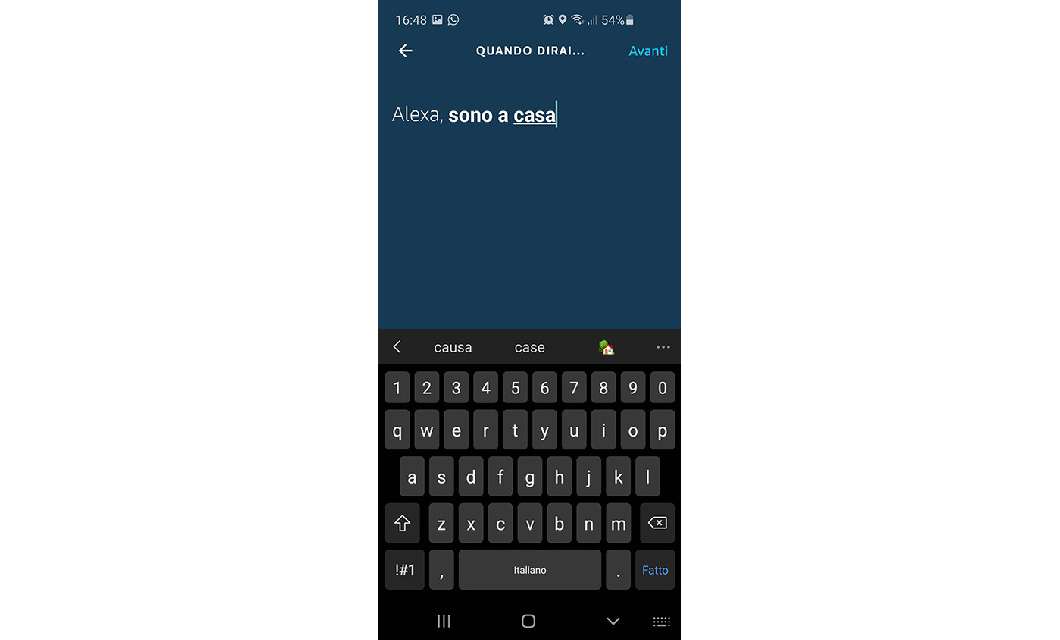 6. Indica la frase che dirai