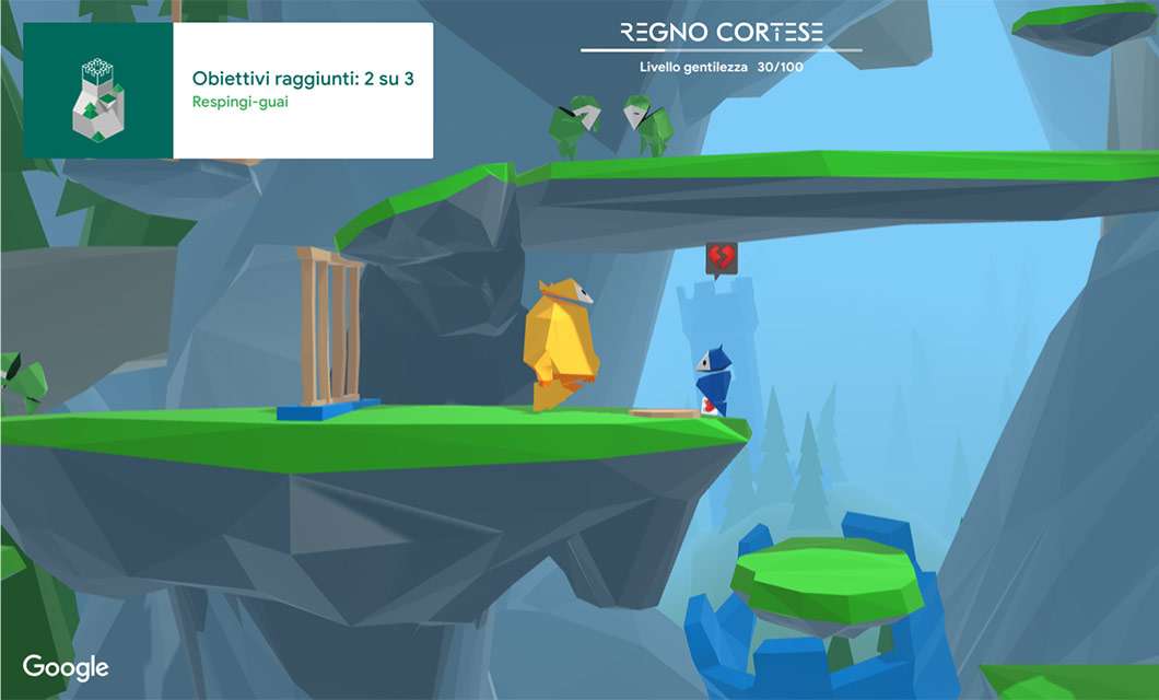 Google Interland: Regno Cortese