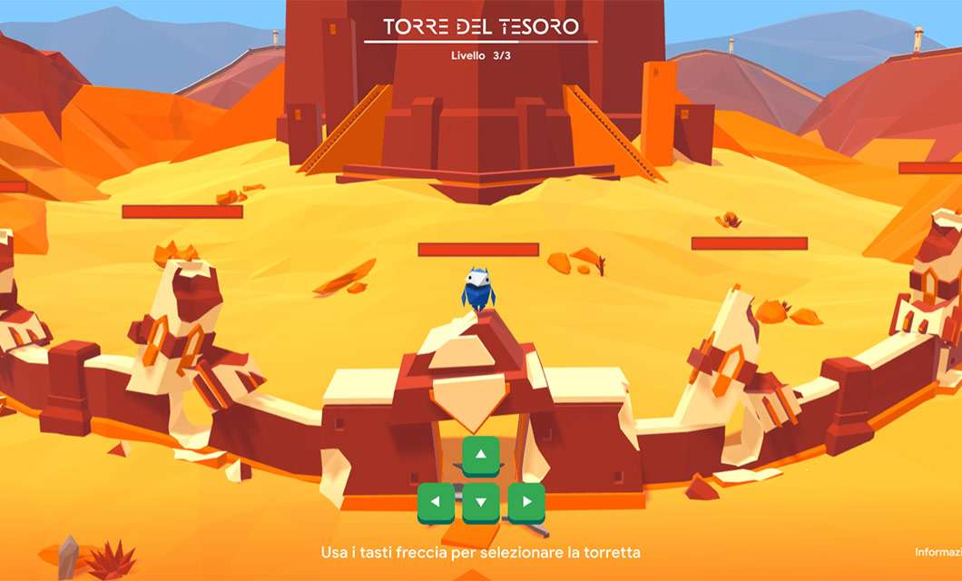 Google Interland: Torre del Tesoro
