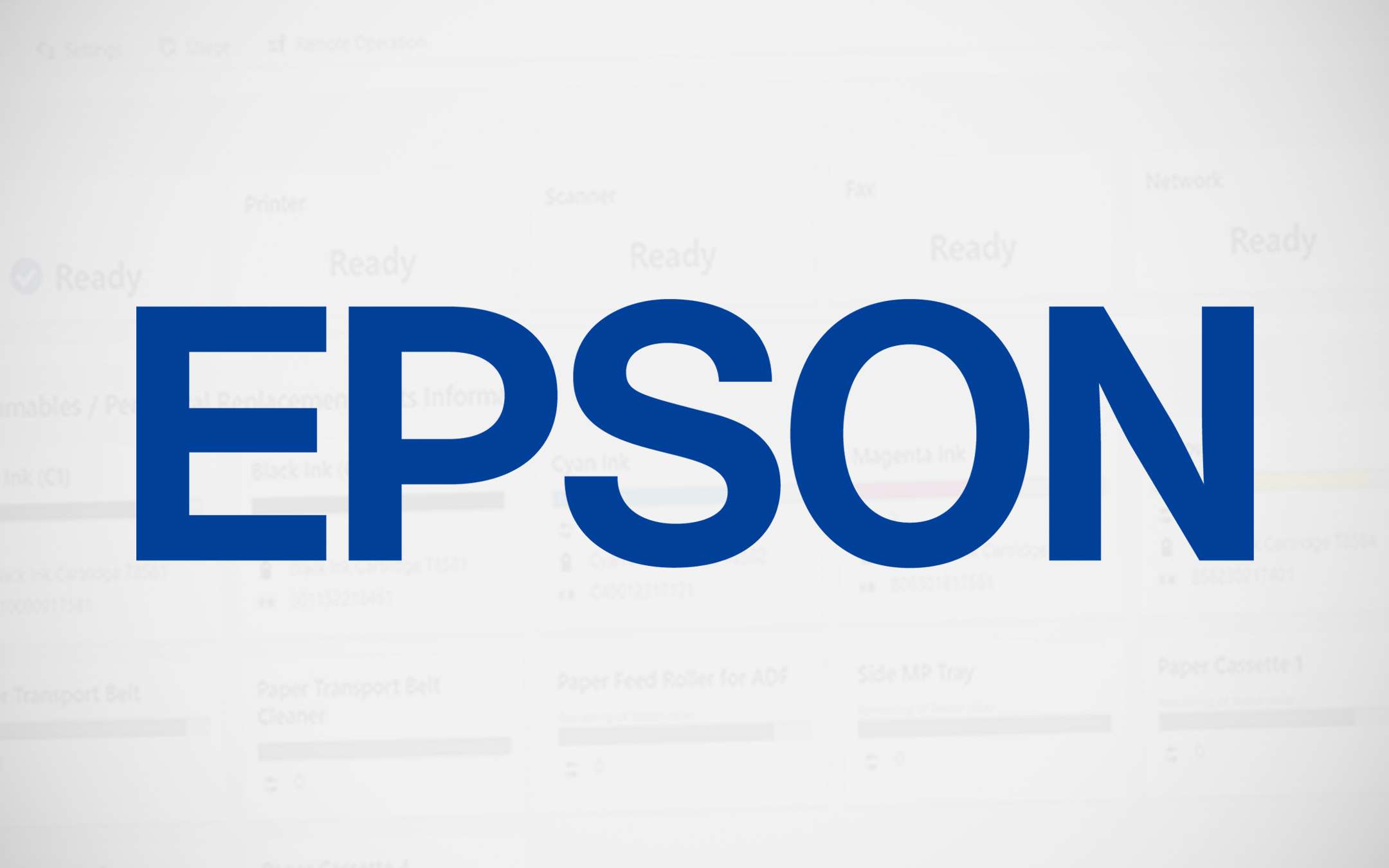 Epson Remote Services and printer support