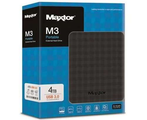 Il disco fisso esterno Maxtor da 4 TB