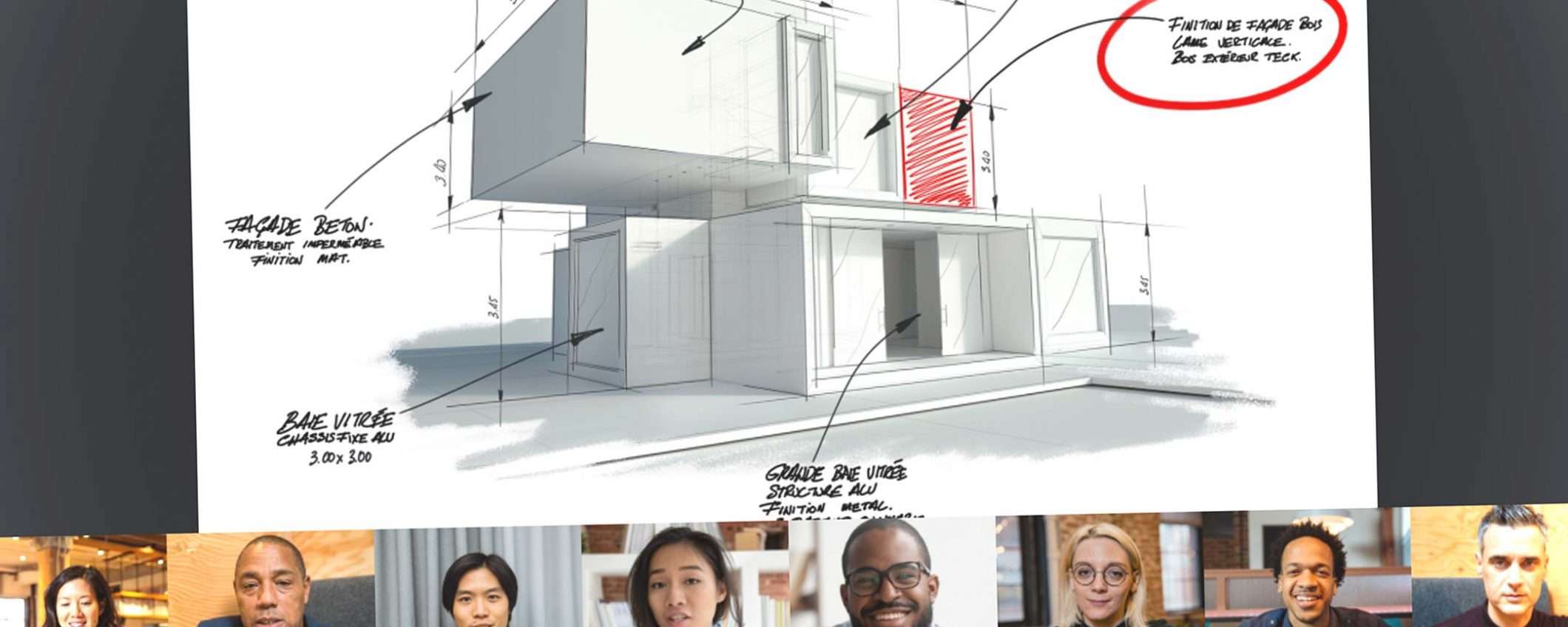 Google Meet: presentazione e partecipanti insieme