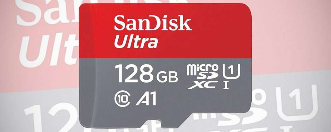 La microSD da 128 GB di SanDisk di nuovo a -63%