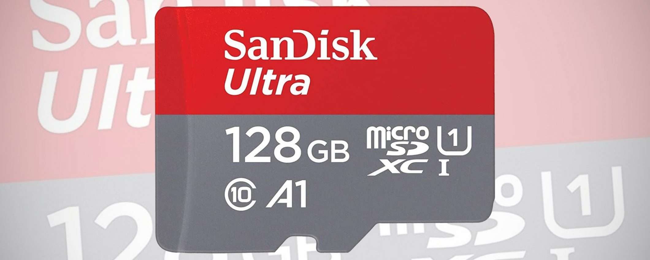 La microSD da 128 GB di SanDisk di nuovo a -63%