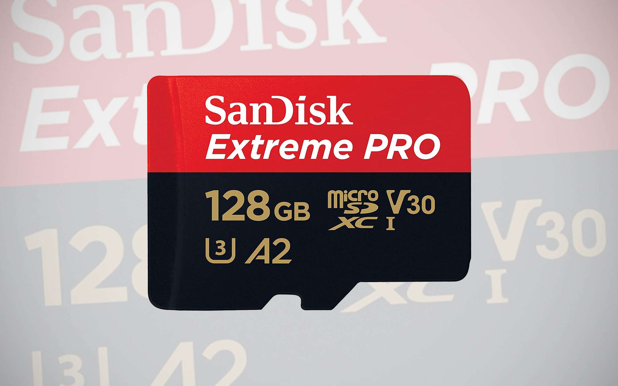 SanDisk 128 GB MicroSD with -60% adapter
