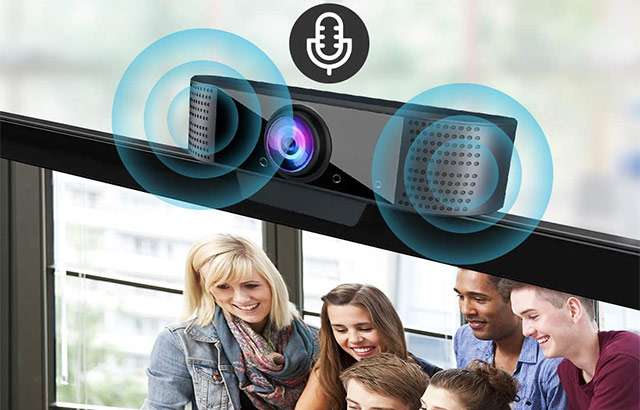 La webcam MHDYT con microfono integrato