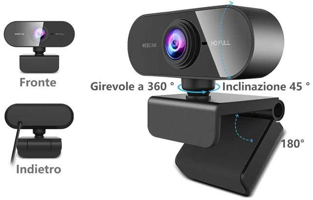 La webcam Full HD di NIYPS in offerta su Amazon