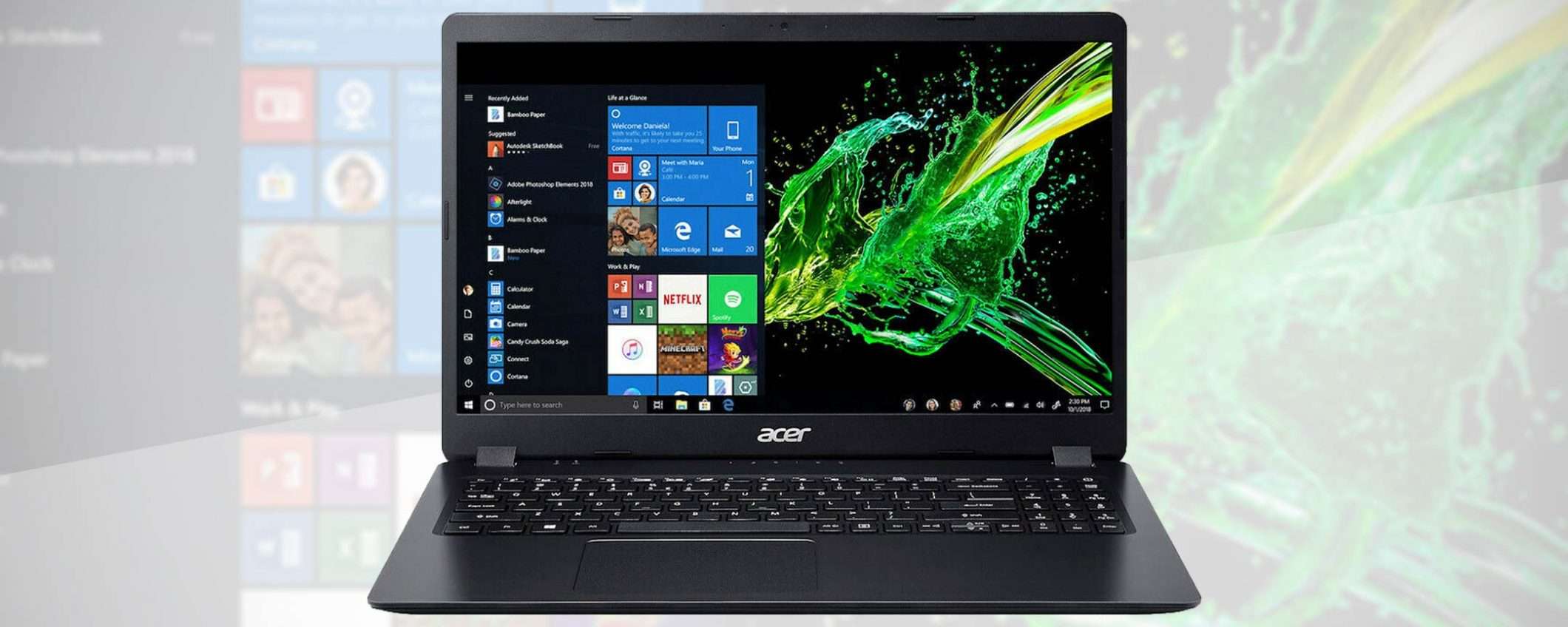 Il laptop Acer Aspire A3 in sconto su eBay