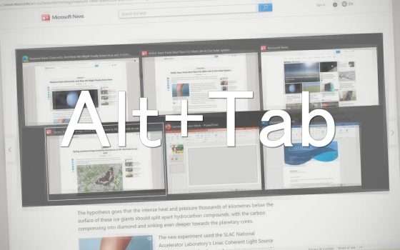 Windows 10: il comando Alt+Tab e il browser Edge