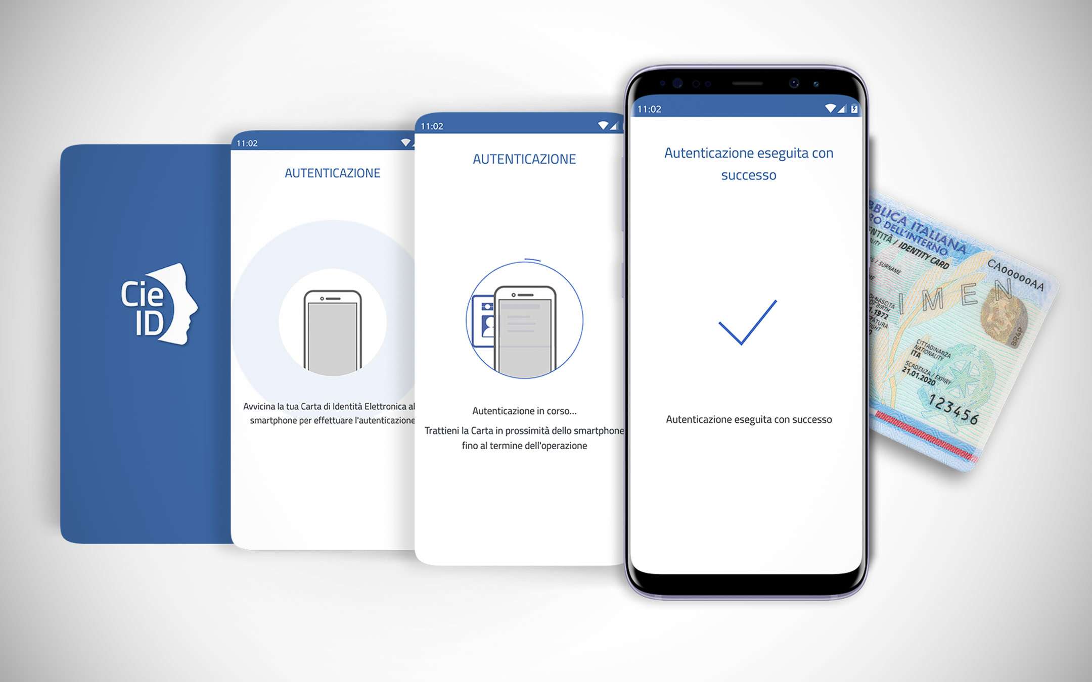 The electronic identity card for PA services