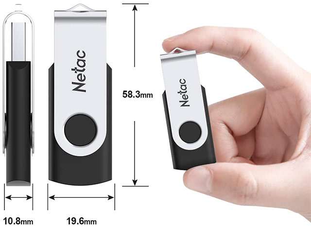 La pendrive da 64 GB di Netac in offerta oggi su Amazon