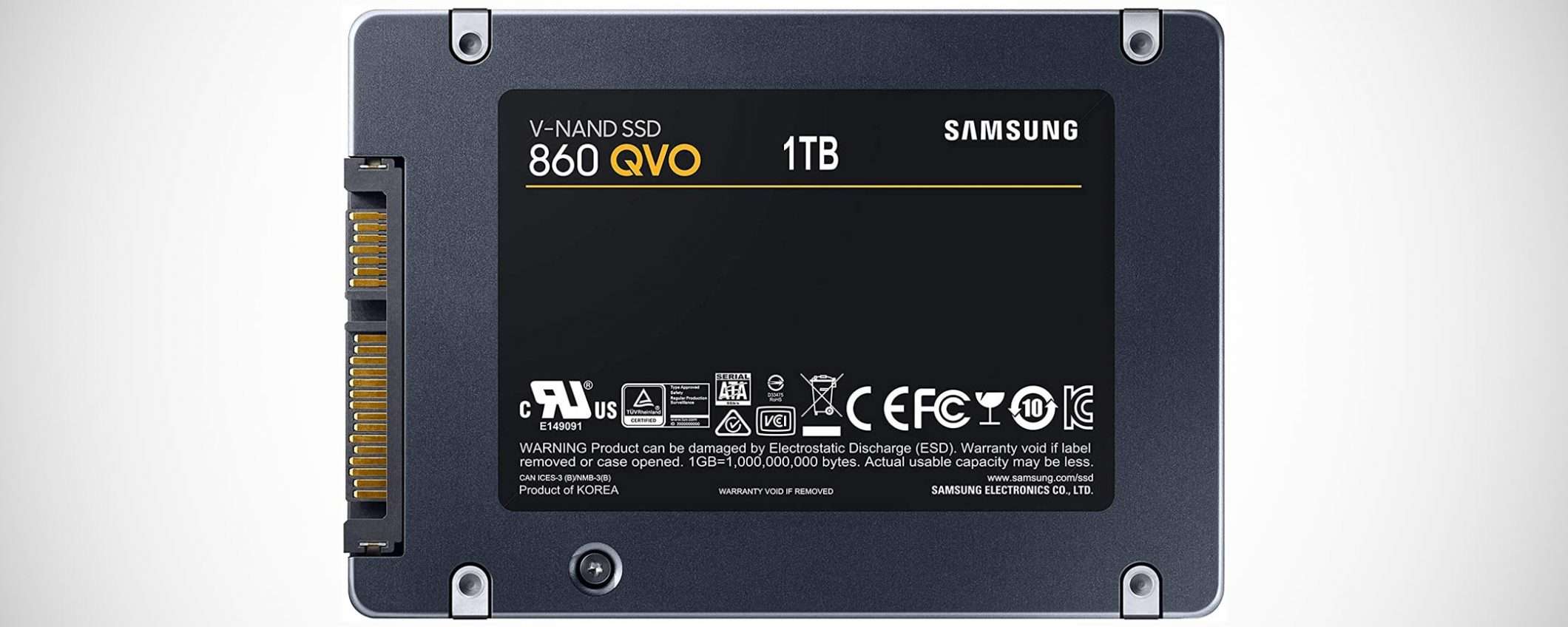 SSD Samsung 860 QVO da 1 TB a -35% su Amazon