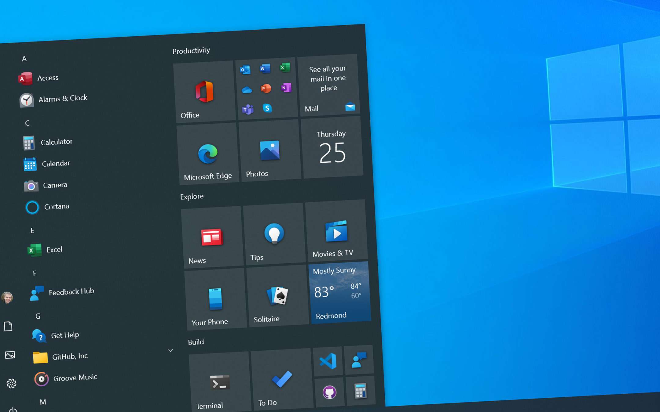 Windows 10: the new Start menu for Insiders Windows 10: the new Start menu for Insiders