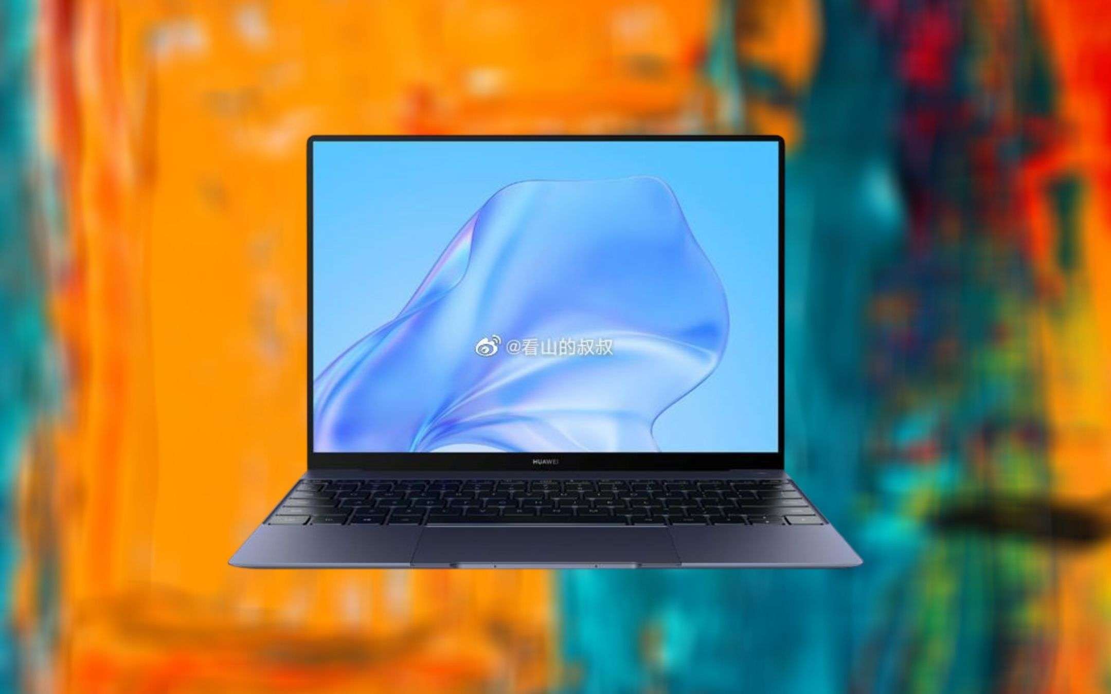 A Huawei MateBook X 2020 with an XXL trackpad