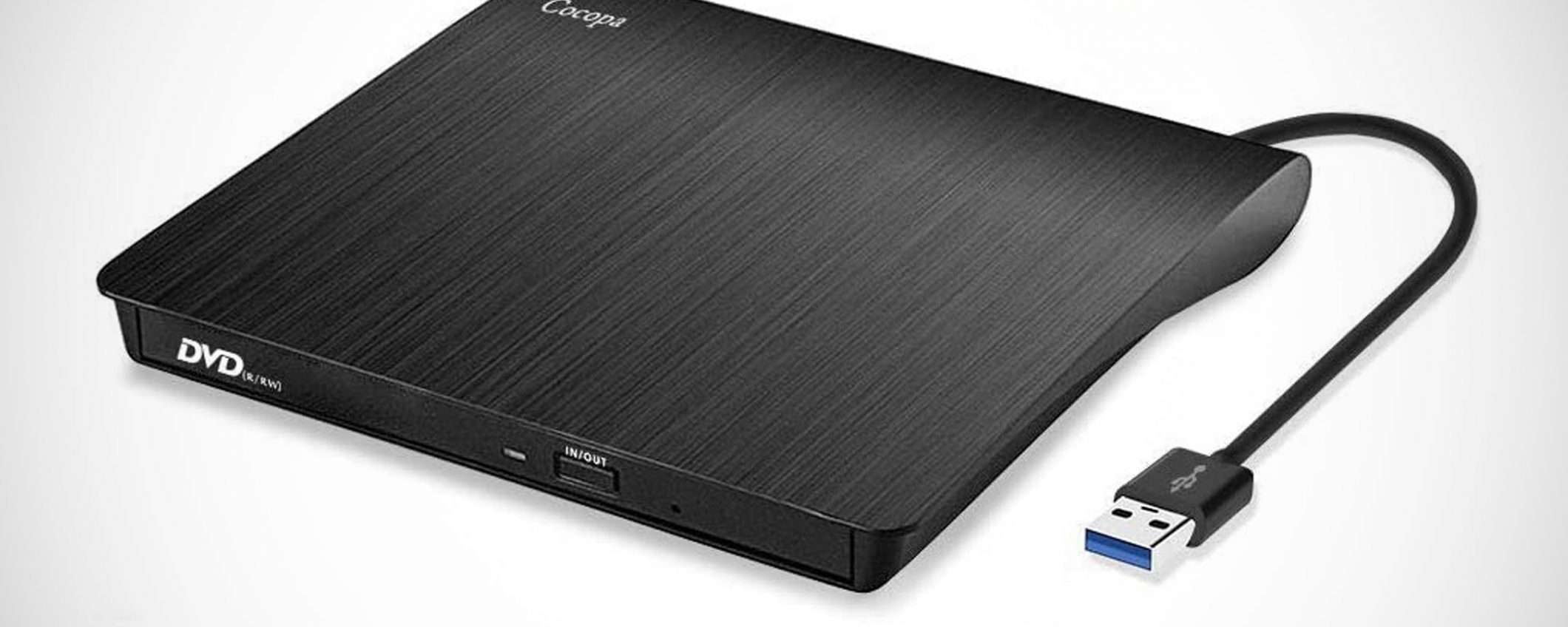 Un masterizzatore USB a soli 16,99 euro su Amazon