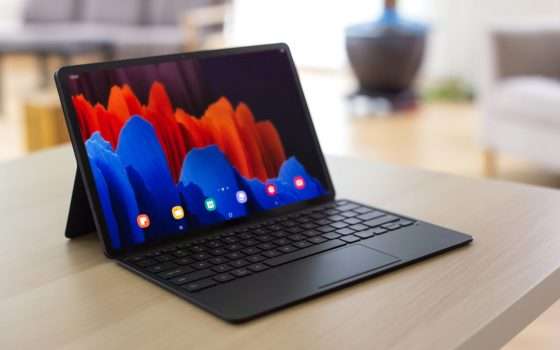 Galaxy Tab S7 e Tab S7+ con Samsung DeX
