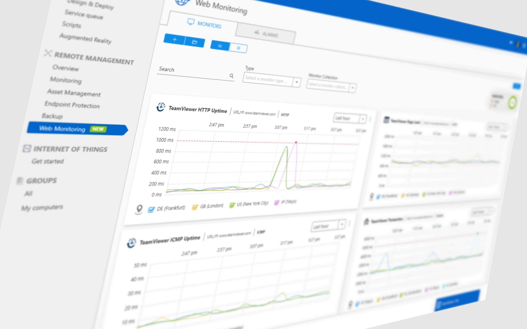 TeamViewer Web Monitoring: everything under control TeamViewer Web Monitoring: everything under control