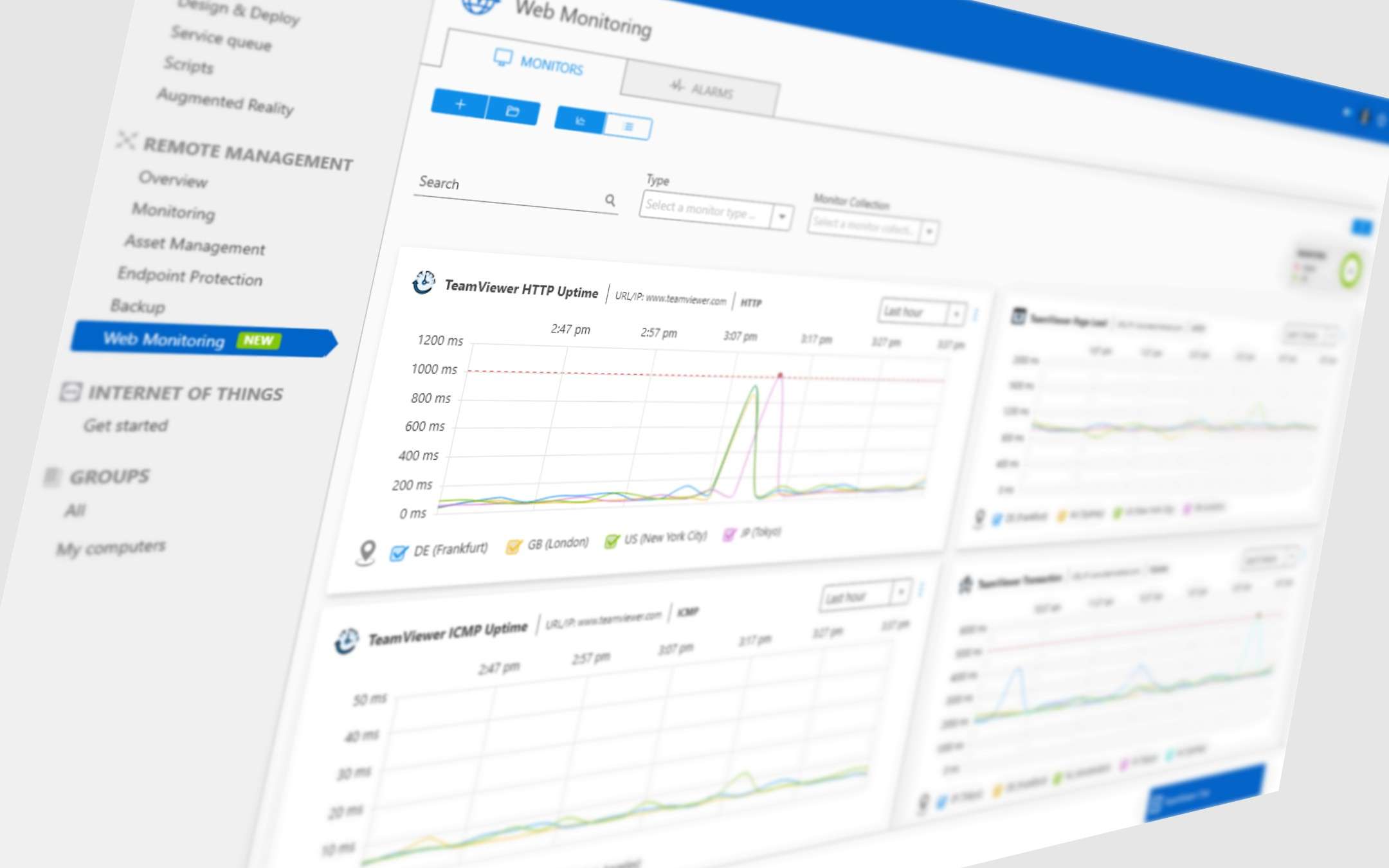 TeamViewer Web Monitoring: everything under control