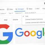 Novità Google Immagini: licenze e responsabilità