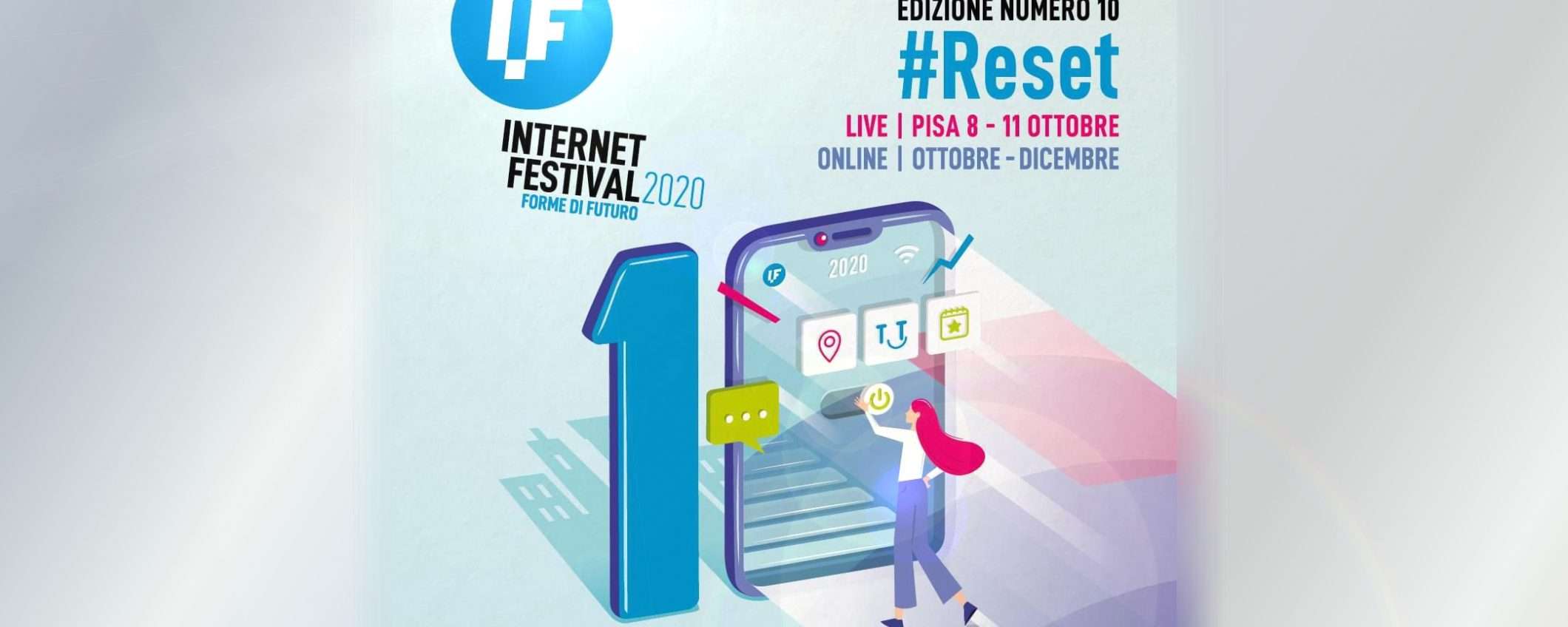 Internet Festival 2020: dall'8 all'11 ottobre a Pisa