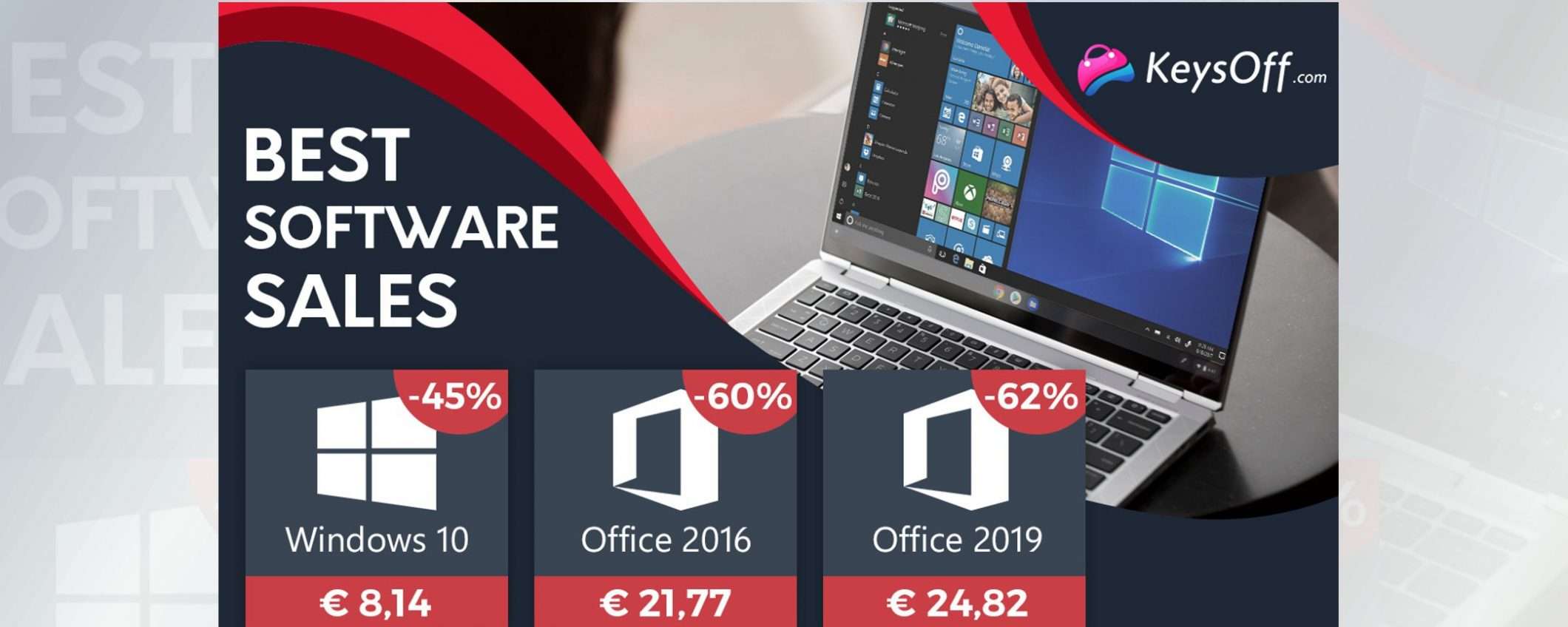 Solo 8€ per Windows 10: Back to School perfetto su keysoff.com