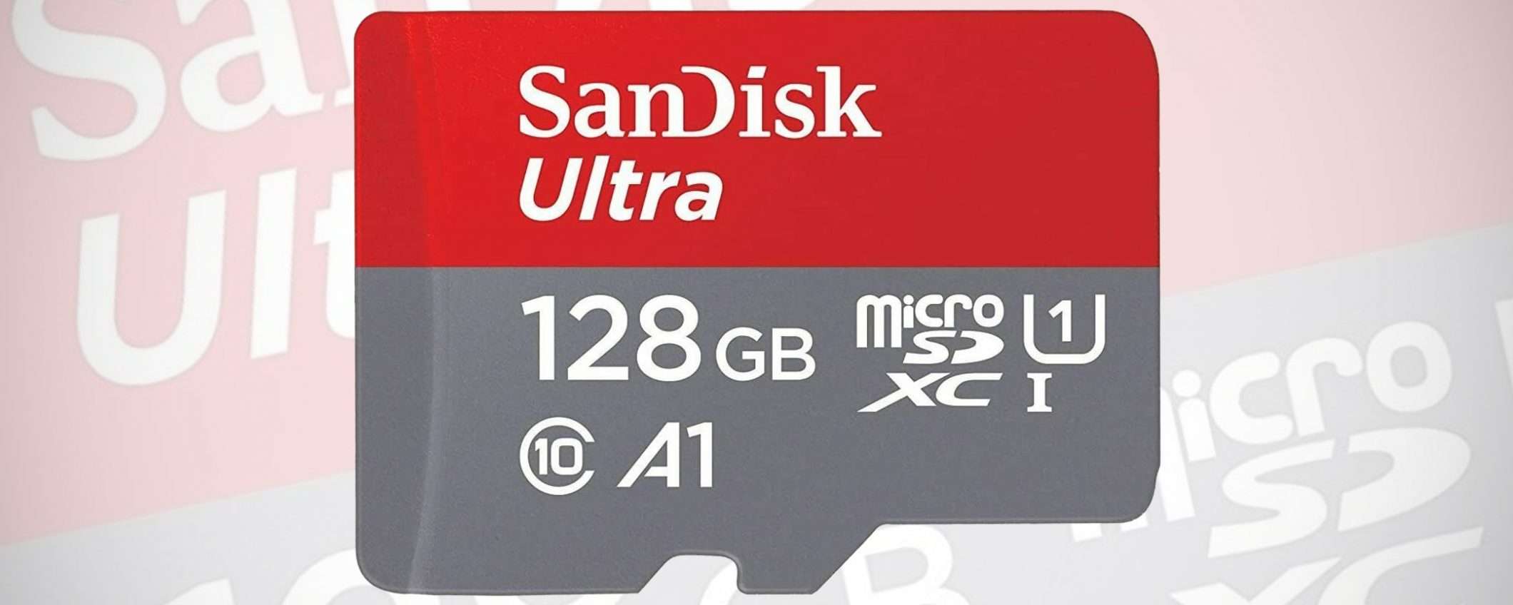 La microSD da 128 GB di SanDisk a 20 euro