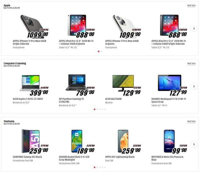 Red Weekend da MediaWorld